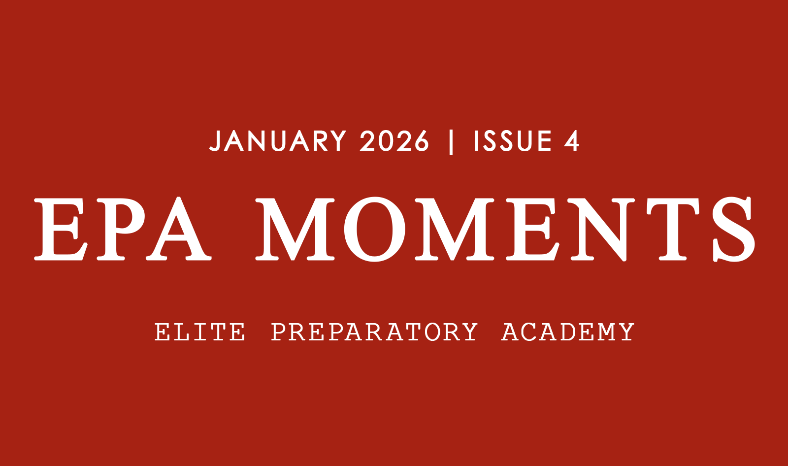 January EPA Moments